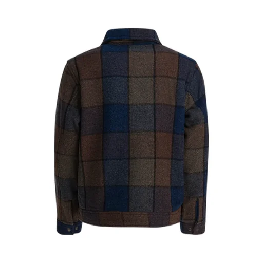 Checked Wool-Blend Jacket