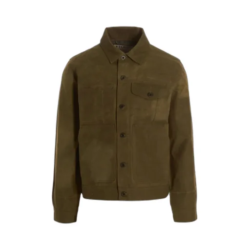 Long-Sleeve Buttoned Shirt Jacket