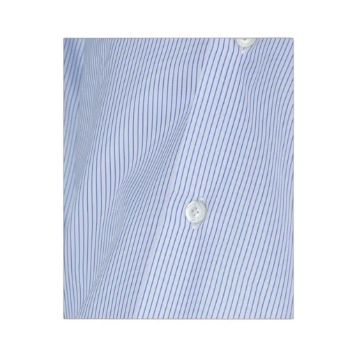 Striped Spread Collar Shirt