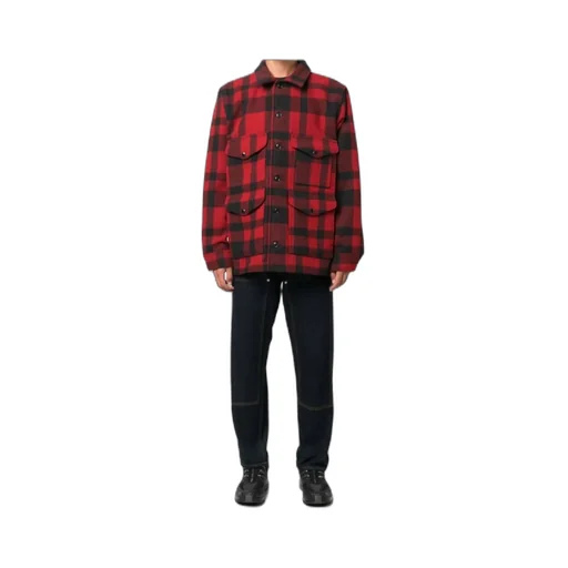 Mackinaw Plaid Buttoned Shirt Jacket