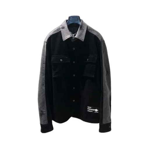 Corduroy Spliced Casual Jacket