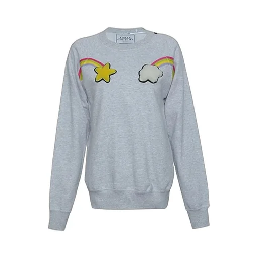 Round-Necked Printed Sweater
