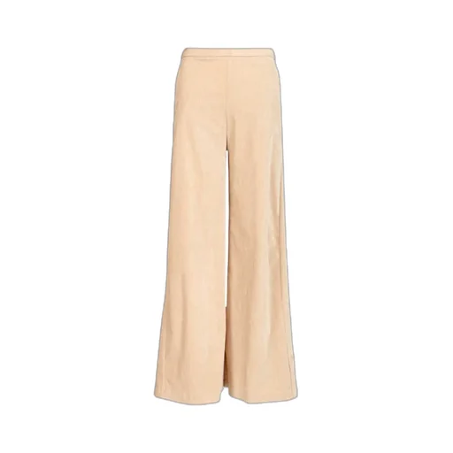 High-Waisted Velvet Pants