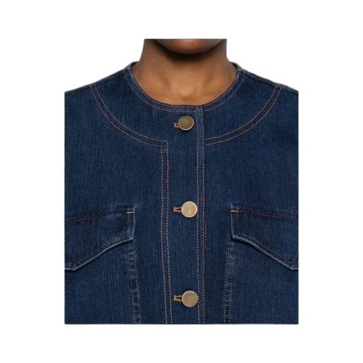 Button-Front Patch-Pocket Jacket