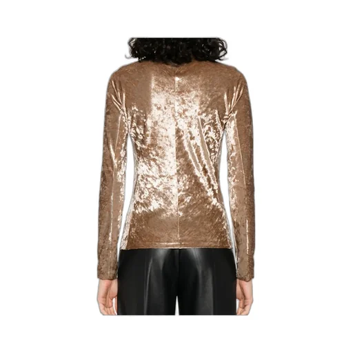 Velvet-Finish Top