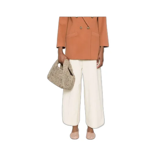 Button-Fastening Trousers