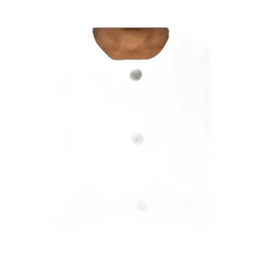 Buttoned Crewneck Denim Overshirt