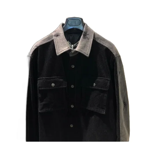 Corduroy Spliced Casual Jacket