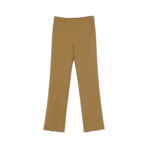 Wool Viscose Twill Regular Waist Pants