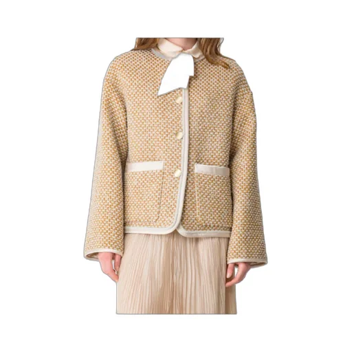 Blouson In Natté Tweed