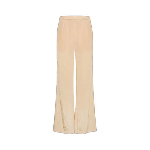 Satin Flared Trousers