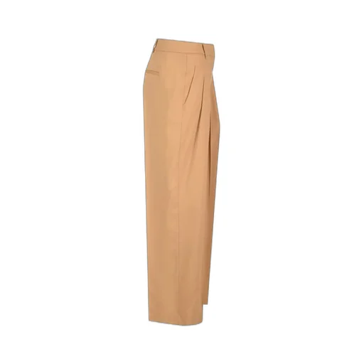 Pleated Twill Pants