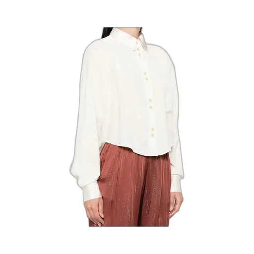 Fluid Chic Velvet Boxy Shirt