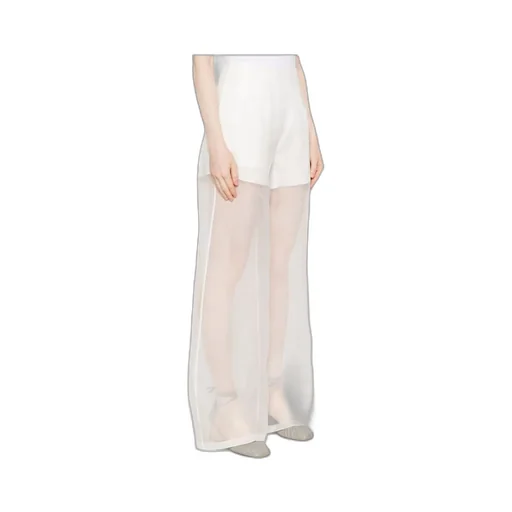 See-Through Wide-Leg Pants