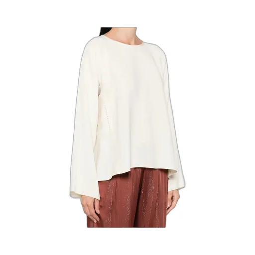 Matte Anvers Satin Embroidered Top