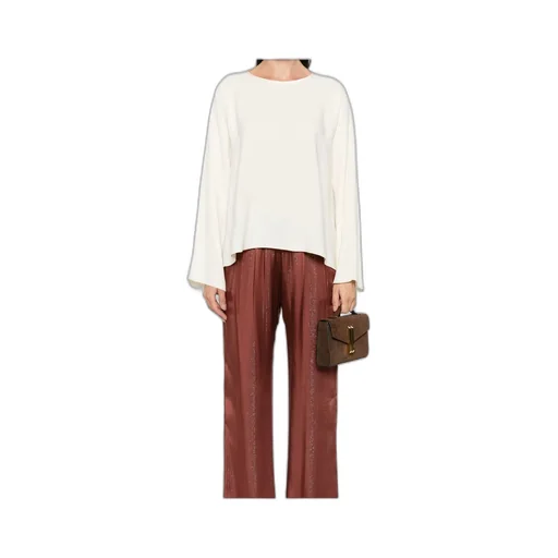 Matte Anvers Satin Embroidered Top