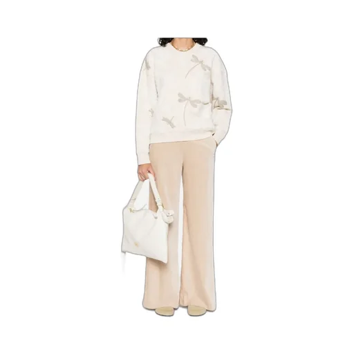 Textured-Finish Trousers