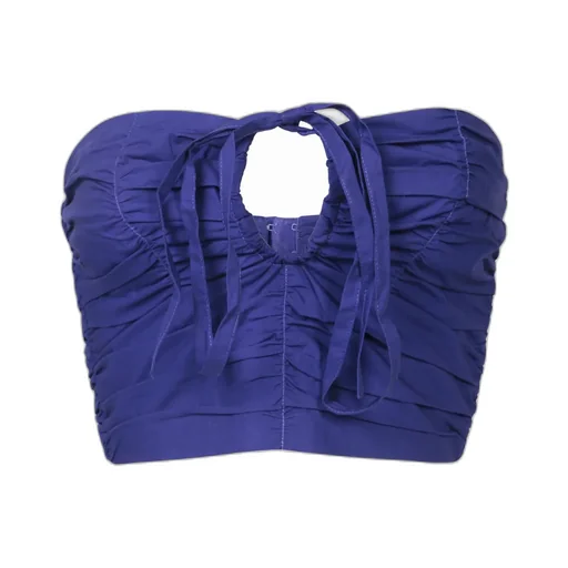 Gathered Bustier Top