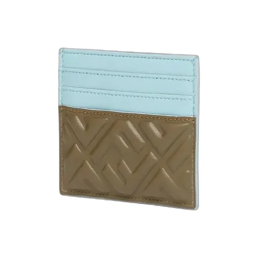 Flat Card Case With Ff Motif