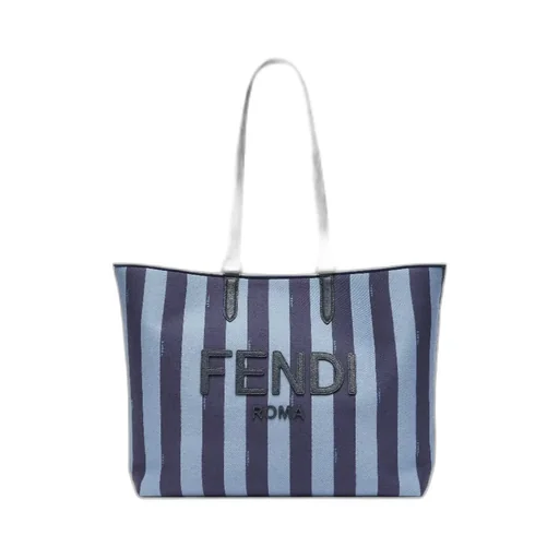 Signature Pequin Jacquard Tote Bag
