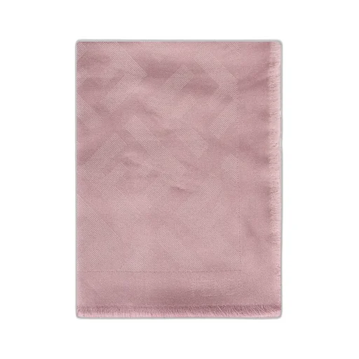 Ff Monogram Frayed Edge Scarf
