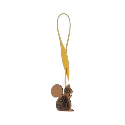 Beige Leather Charm