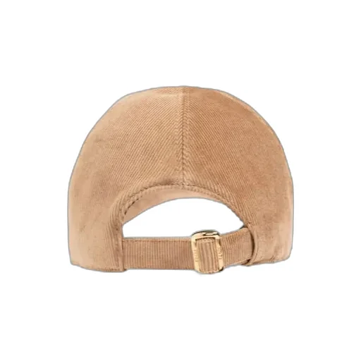Logo Embroidered Corduroy Baseball Cap