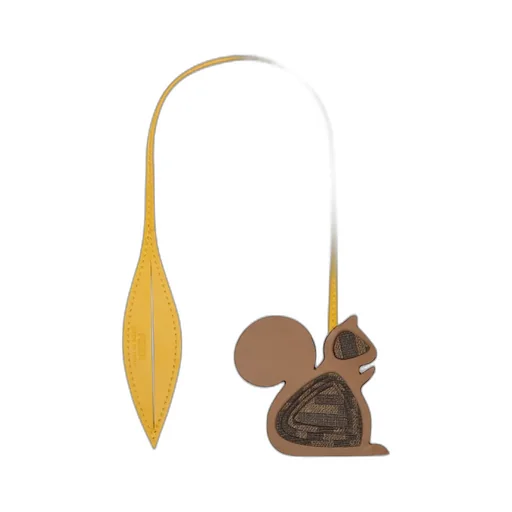 Beige Leather Charm
