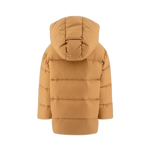 Logo Embroidered Padded Coat