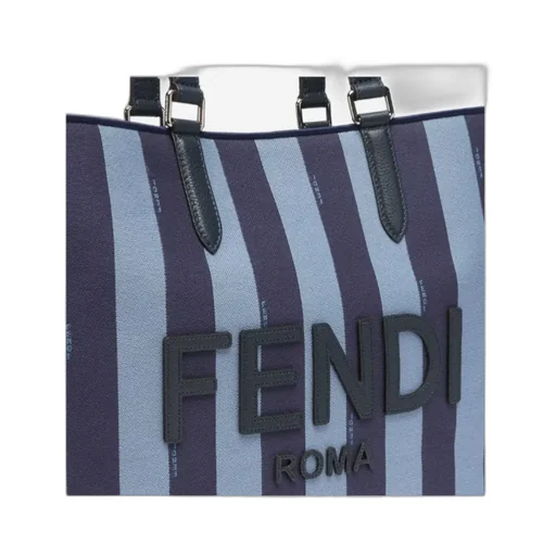 Signature Pequin Jacquard Tote Bag