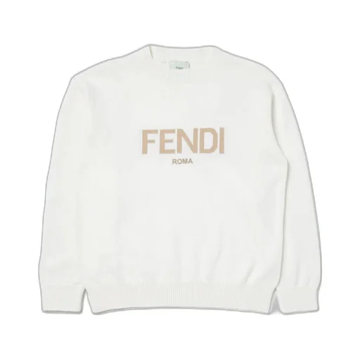 Intarsia-Logo Knit Jumper