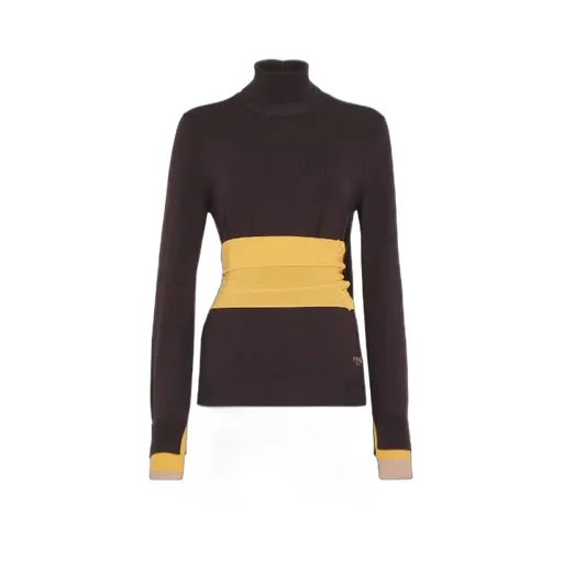 Long Sleeved Polo Neck Jumper