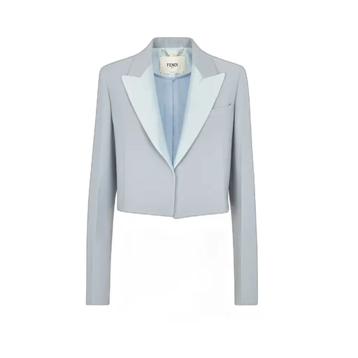 Cropped Single Breasted Blazer