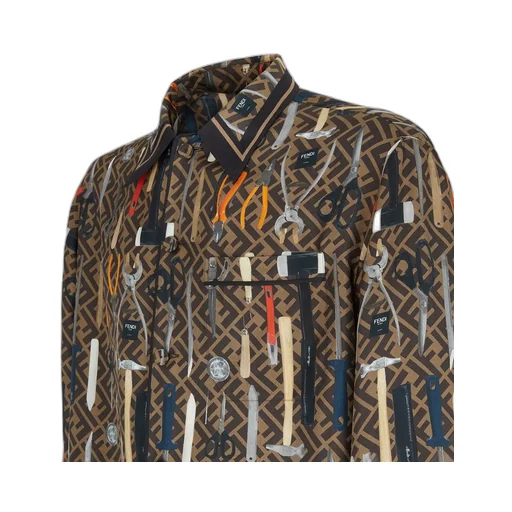 Ff Motif Long-Sleeved Shirt