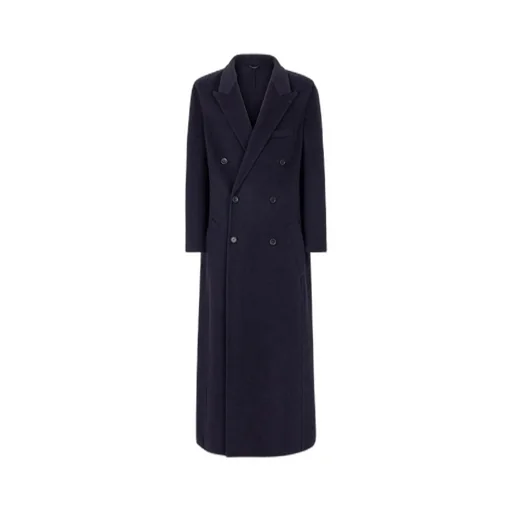 Double Breasted Long Sleeved Coat