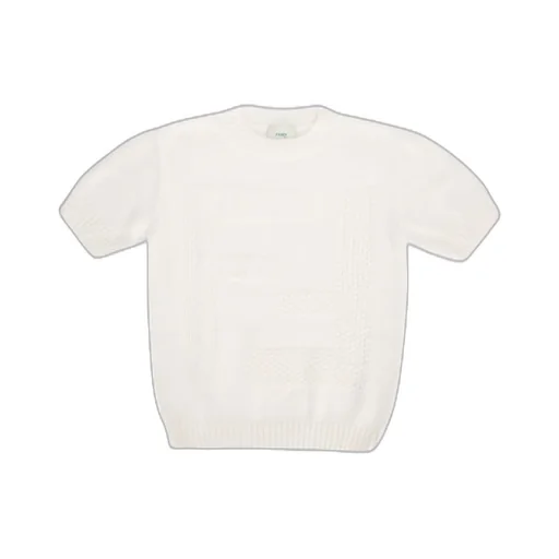 Ff Short Sleeved Knitted Top