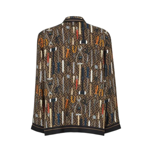 Ff Motif Long-Sleeved Shirt
