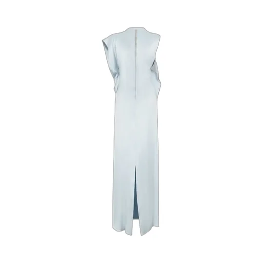 Trim Detailed Sleeveless Maxi Dress