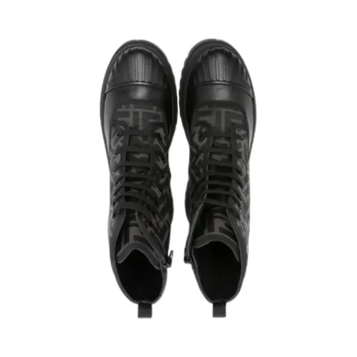 Kids Jacquard Biker Boots