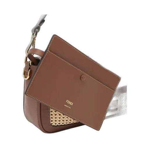 Logo Plaque Medium Baguette Bag