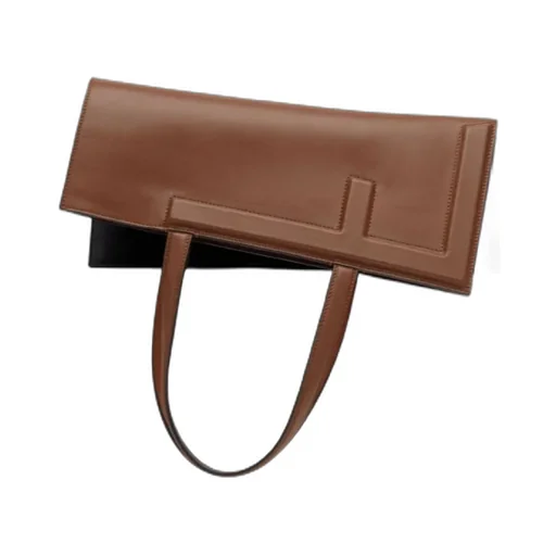 Colour-Block Leather Bag That Can Be Transformed