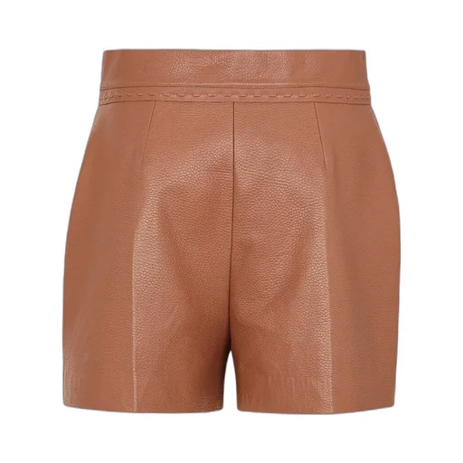 Stitch Detailed Buttoned Shorts