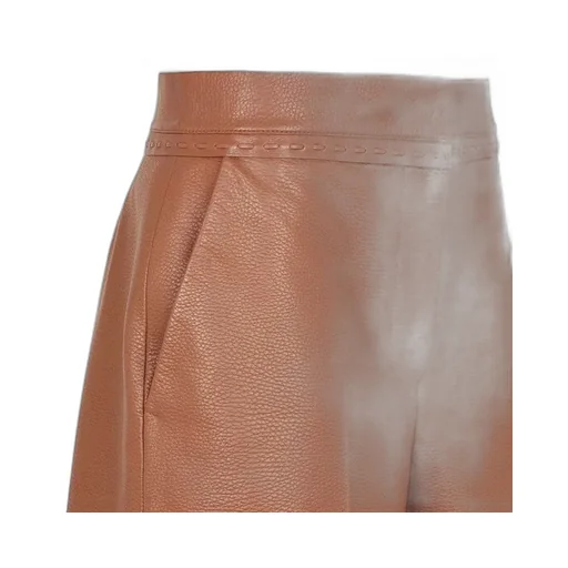 Stitch Detailed Buttoned Shorts