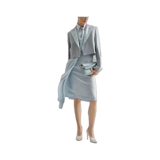 Cropped Single Breasted Blazer