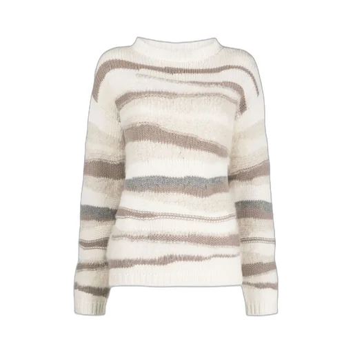 Color Blocked Crewneck Jumper