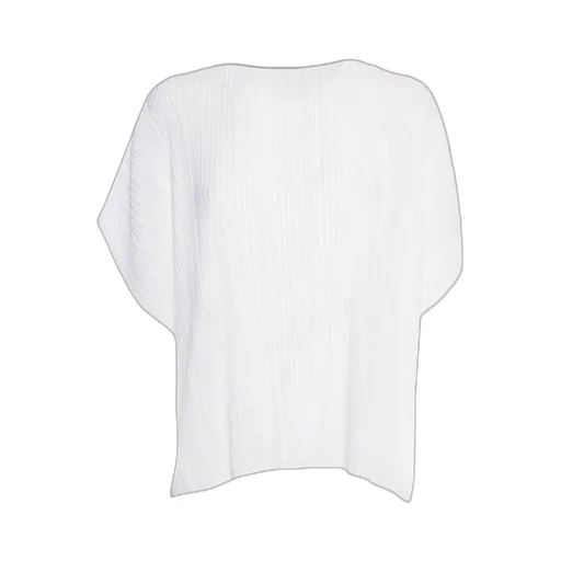 Wrinkles Short-Sleeved Blouse