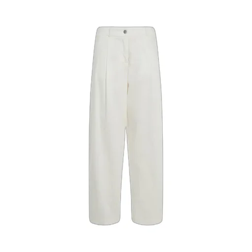 Wide-Leg Cropped Trousers