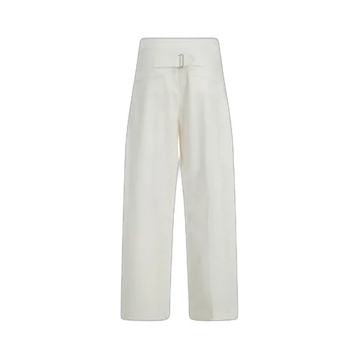 Wide-Leg Cropped Trousers