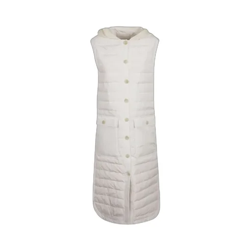 Padded Long Quilted Vest