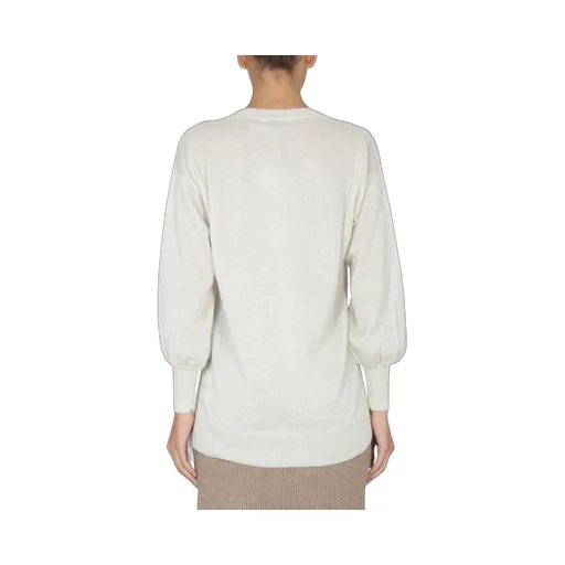 V-Neck Ribbed Jumper